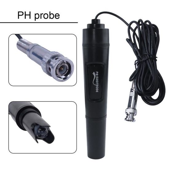 Sonde Électrode PH ORP Redox 155mm - Mesure Qualité Eau Aquarium Piscine Fontaine