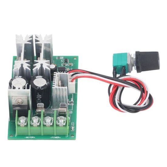 Régulateur De Vitesse PWM 20A Pour Moteur DC - Tension 12V/24V/48V - Fréquence 25KHz - Neuf - Contrôle De Vitesse Précis