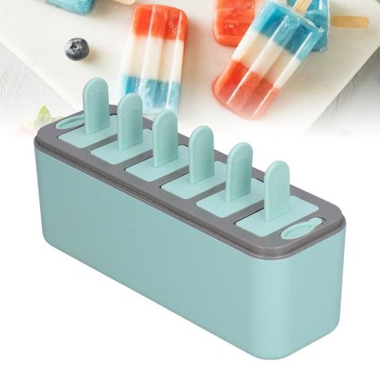 Moule à Glace Silicone Dinosaure - 6 Cavités, Réutilisable - Pour Glaces à L'Eau, Yaourt, Jus