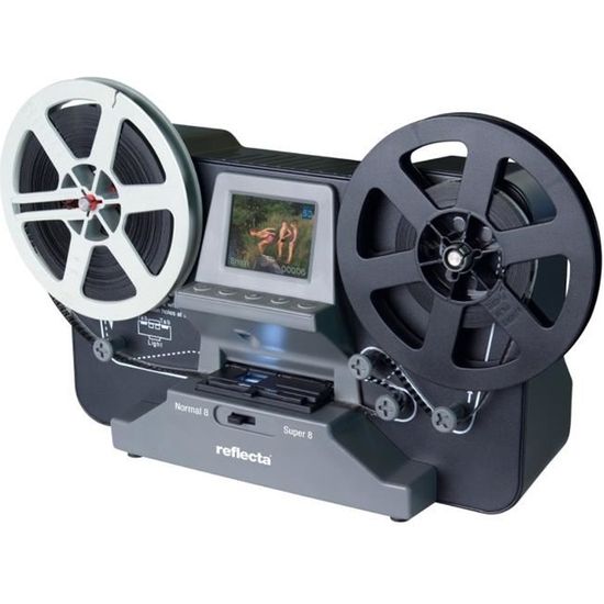 Reflecta Scanner de films Super8 et 8mm - Ecran 2,4" - USB 2.0