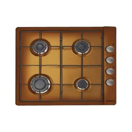 Rosieres plaque de cuisson gaz 58cm 4 feux bronze rtl64emfa