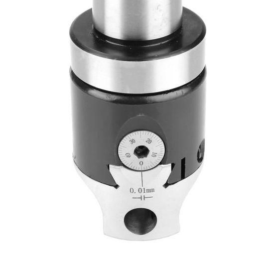 Arbre de Tête D'alésage MT4 1 1/2 18UNF, Précision de 0.005mm, Tige de Tête D'alésage Filetée en Acier à Haute Teneur en Carbone de 60 Degrés