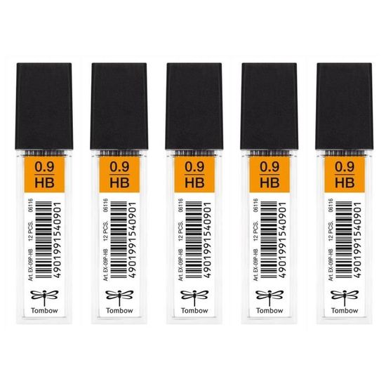 0.3 2B Lead Pentel - 2B - 0,5 Mm-dureté De Crayon De Rechange Pour Super Mines Hi &Pollymer Automatique Pour Porte-Mines, Lot De 3 Tubes - 36 Pièces Polymer Lead Refill 0.7