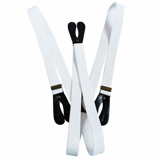 Bretelles Vintage En Cuir Véritable - Réglables Jusqu'à 190 Cm, Largeur 35 Mm, Fabriqué En Allemagne - 12