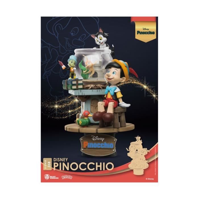 Figurine miniature de Pinocchio, Walt Disney Productions -  France