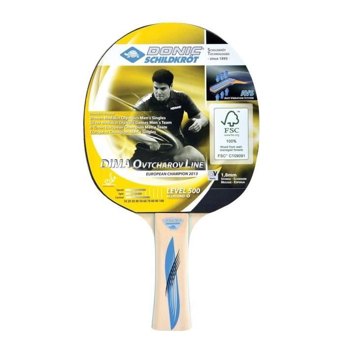 DONIC SCVHILDKRÖT Raquette de tennis de table Ovtacharov 500 FSC