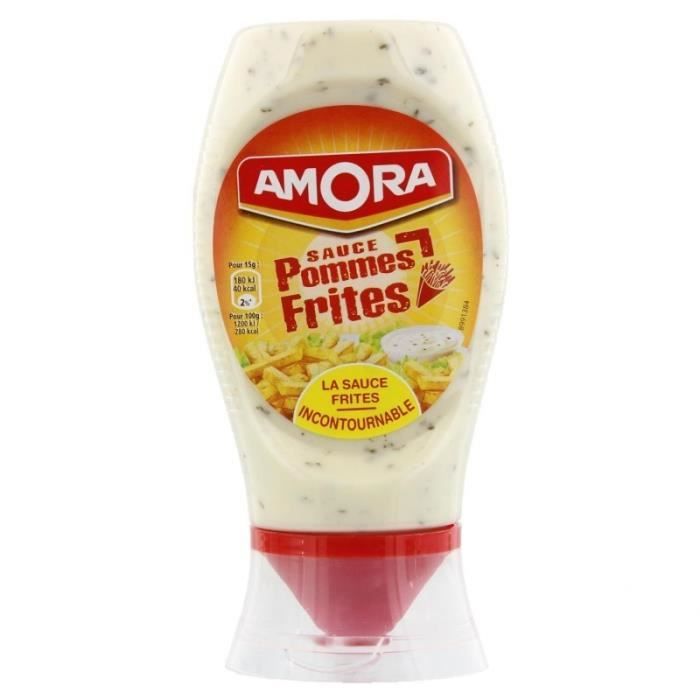 Amora Sauce Pommes Frites Incontournable 260g (lot de 5)