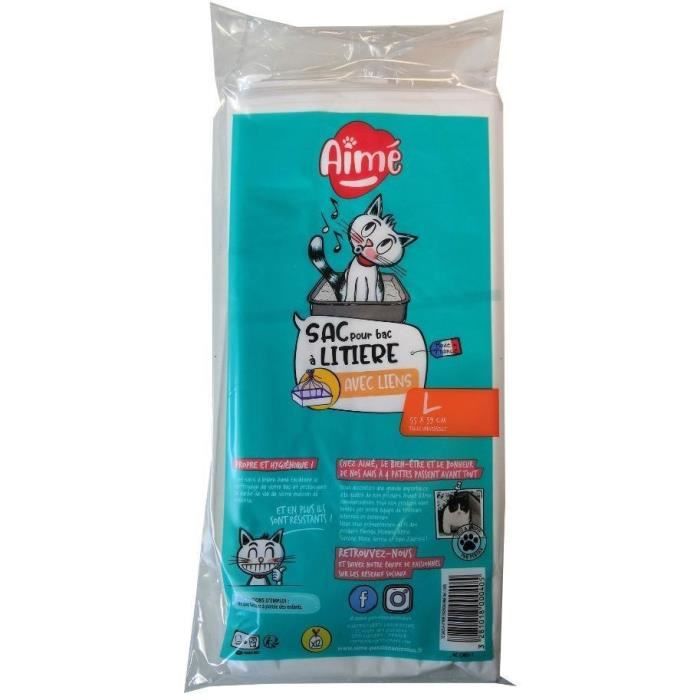 AIME Sacs à litière - Pour chat