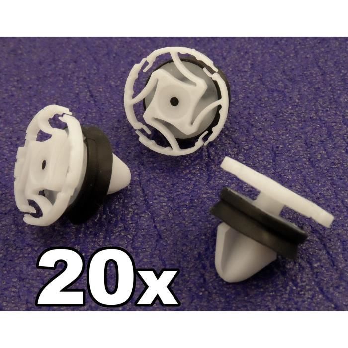 20x Renault Garniture Habitacle Panneau et Carte Portière Clips Pour Megane III