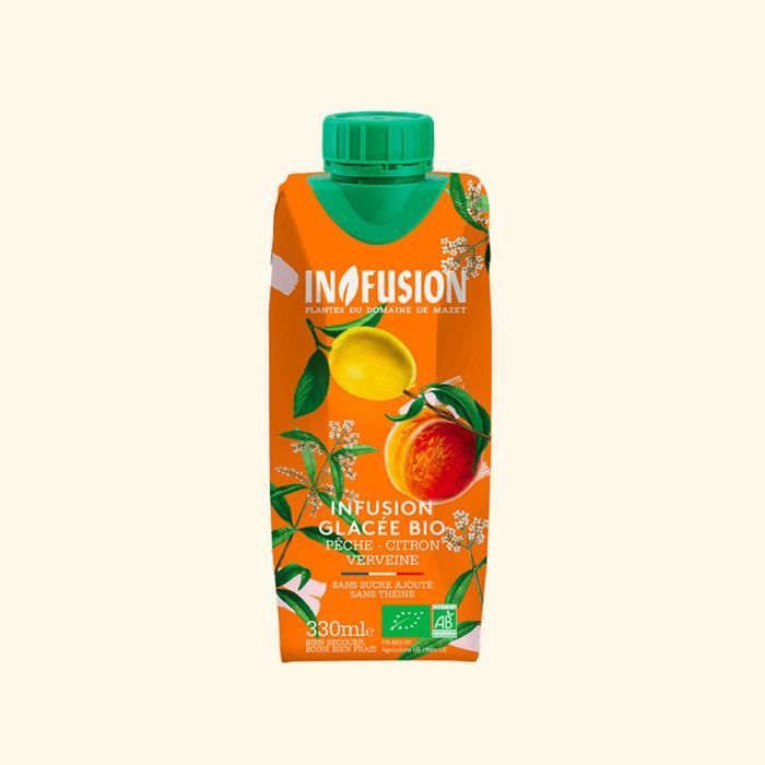 Infusion - Infusion Glacée Pêche Citron Verveine Bio 33cl