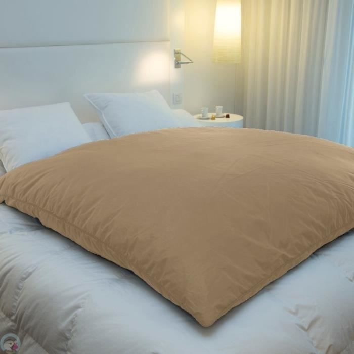 Housse d édredon 90x150 cm beige