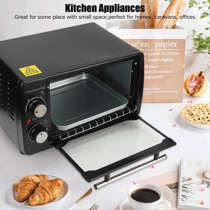 10L Petit Four Électrique de Bureau Multifonction Machine de Cuisson Ménage (EU 220V )