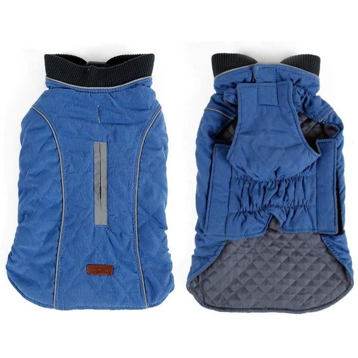 Rantow Manteau de Chien réfléchissant Gilet d'hiver pour Animaux de Compagnie Loft Jacket pour Petits Chiens de Taille M 396092