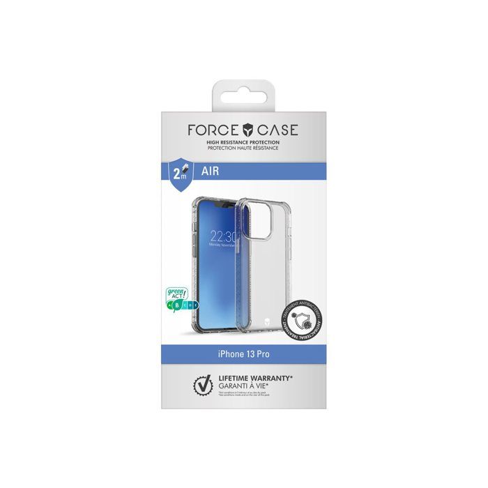 Coque Renforcée AIR Garantie à vie Transparente pour iPhone 13 Pro Force Case