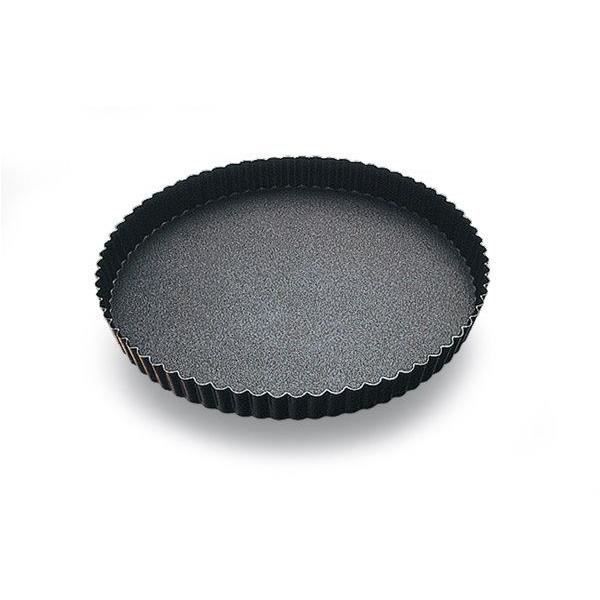 Moule métal - Tourtière ronde fond fixe 28 cm