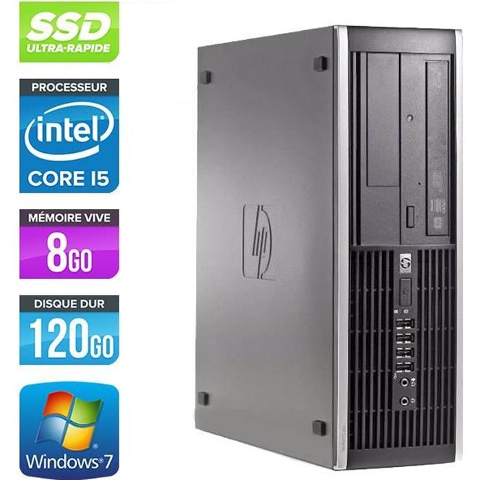 HP Elite 8300 SFF - Core i5-3470 - 8Go - 120Go SSD