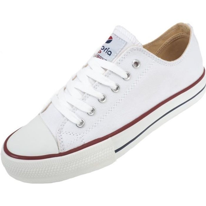 Chaussures basses toile Vintage blanc basse