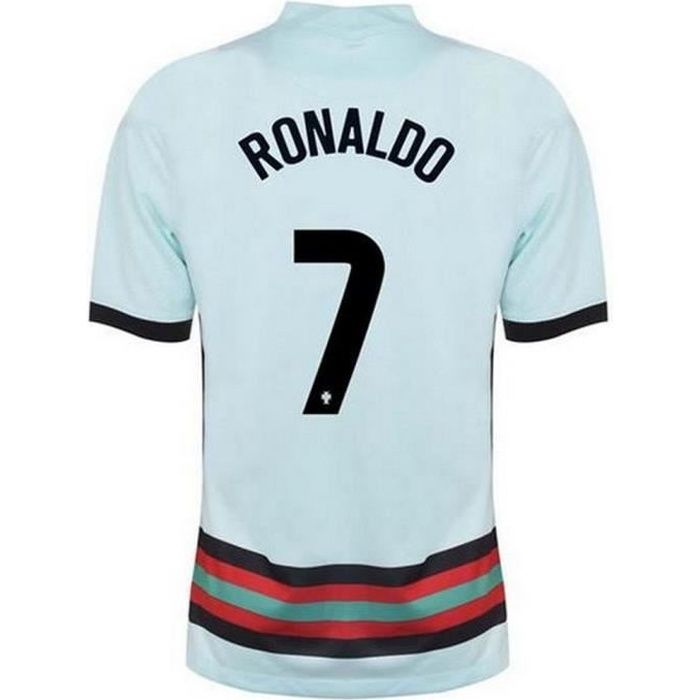 Nouveau Maillot Officiel de Football Homme Nike Portugal Extérieur Euro 2020 Flocage Officiel Numéro 7 Ronaldo