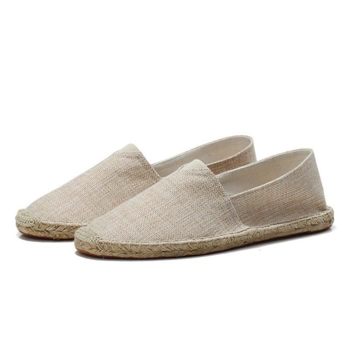 Espadrilles d'été Loafers Amoureux Confort Vêtements Masculin Marron Hommes