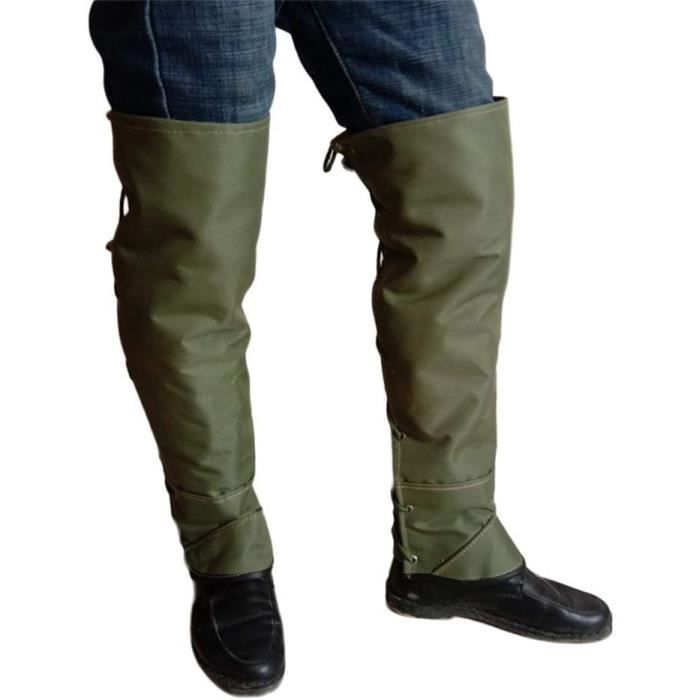 Couverture de Garde de Serpent Unisexe Imperméable Jambières de Garde Guêtres Bottes Prévenir Les Insectes Mordre Sharp Rocks Thorns