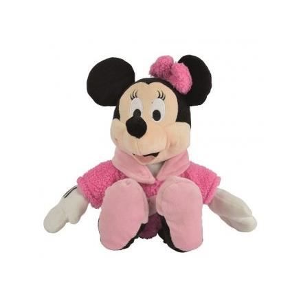 PELUCHE DISNEY MINNIE EN PEIGNOIR ROSE 25 CM -  - Cdiscount Jeux - Jouets