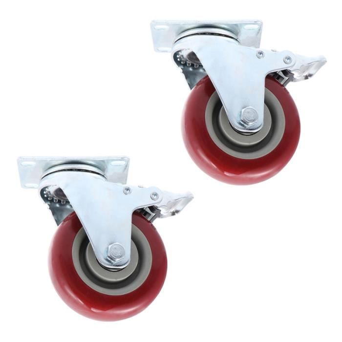 2 pièces roue pivotante légère Durable pratique robuste à 360 degrés pour meubles de chaise de PACK PROMENADE - VOYAGE