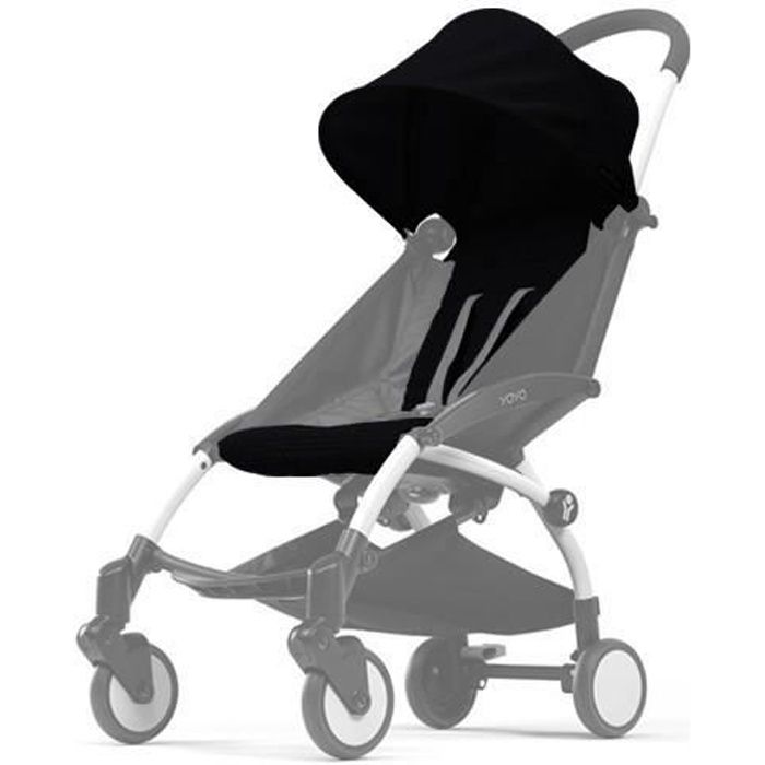 BABYZEN Pack couleur 6m+ pour Yoyo+ sans châssis - Noir