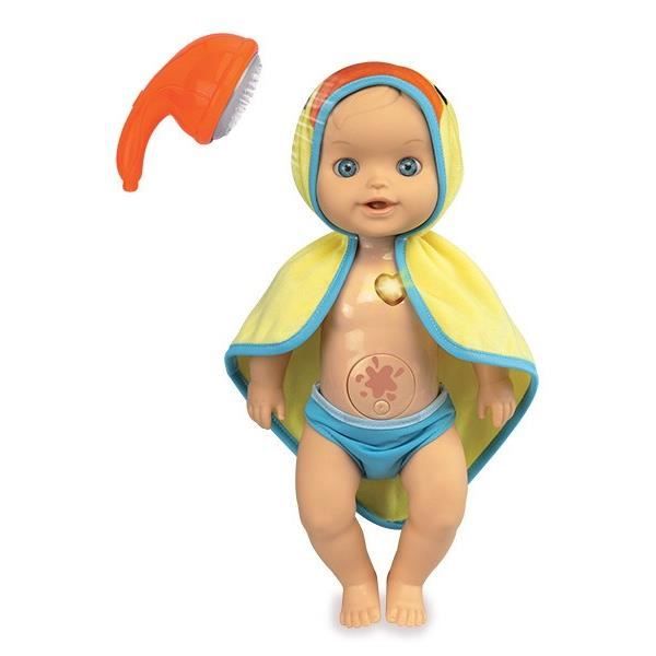 VTECH - Little Love - Valentin Prend son Bain - Poupée Interactive
