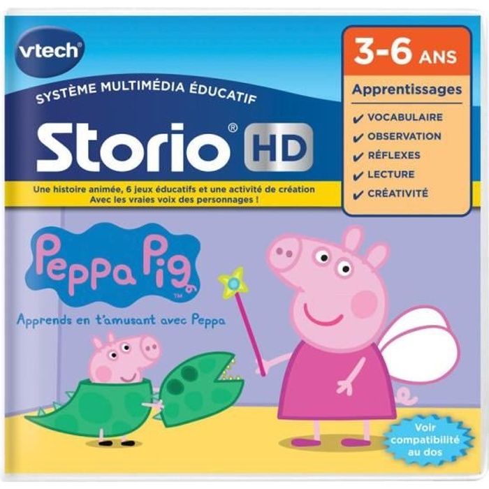 VTECH - Jeu Éducatif Storio - Peppa Pig