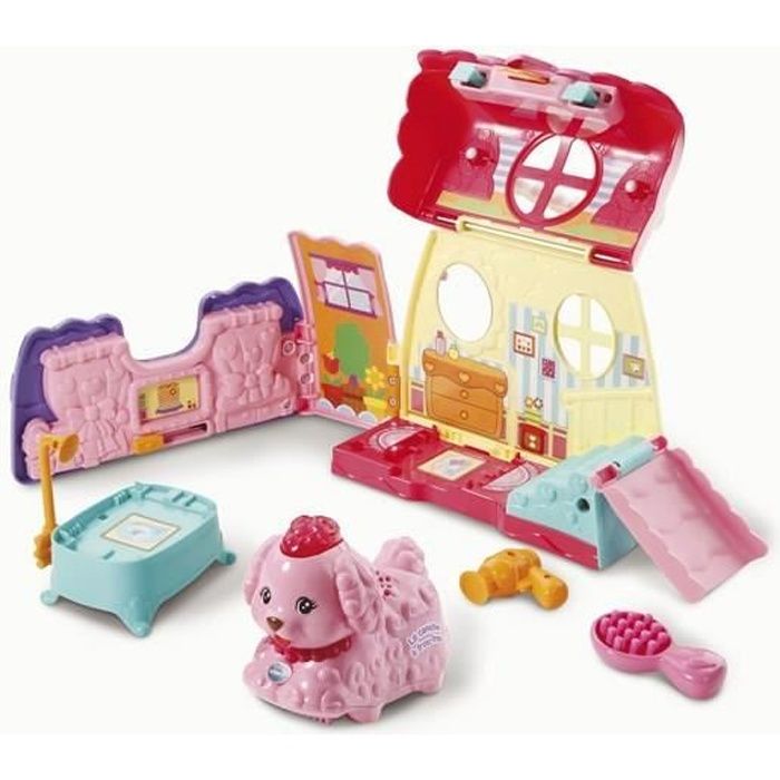 VTECH - Tut Tut Animo - Mon p'tit sac salon de toilettage (+ Bijou le caniche à frou-frou)