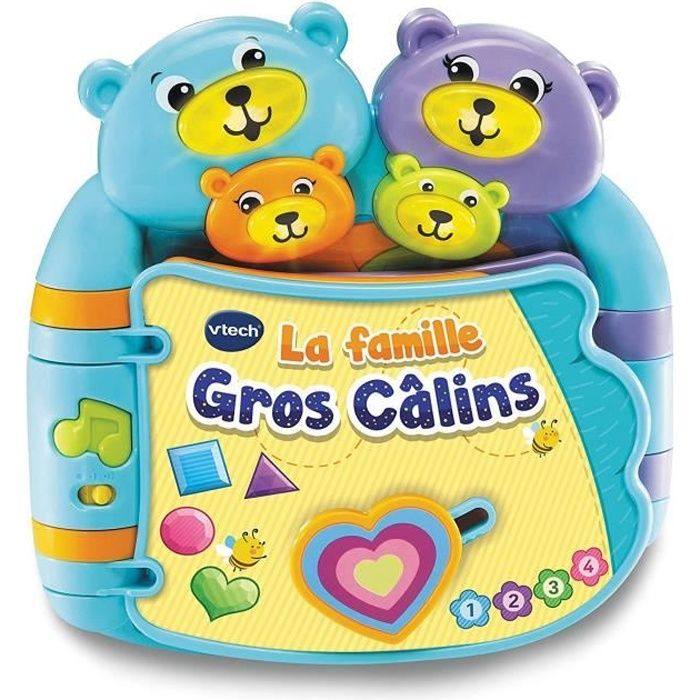 VTECH BABY - Mon P'tit Livre Interactif -La Famille Gros Câlins-