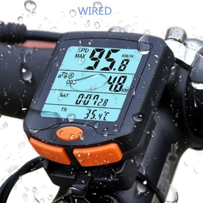 Compteur De Vitesse Vélo Sans Fil – Multifonction – Démarrage/arrêt Automatique