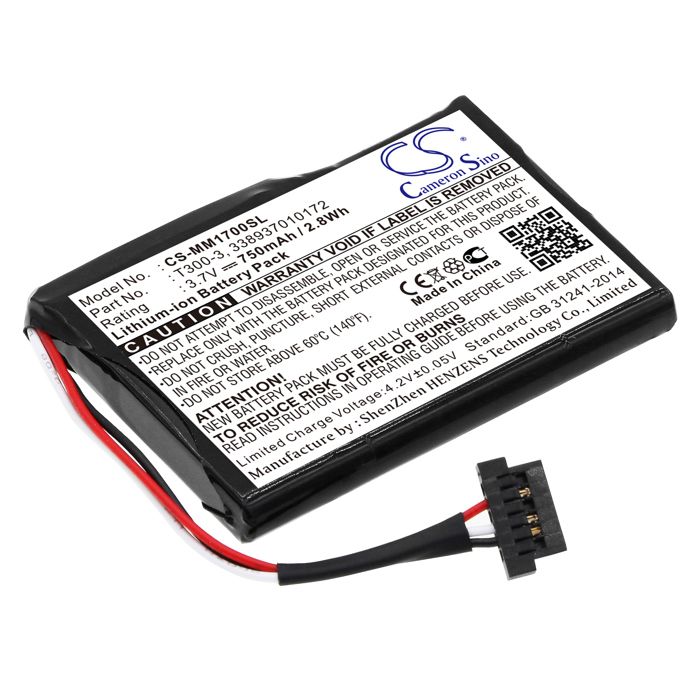 TECHTEK batterie compatibile con [Extech] Flir i7, i5 Infrared Camera
