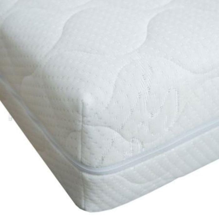 Matelas climatisé 160 x 70 x 10 cm - COUPEY - Beige - Polyester
