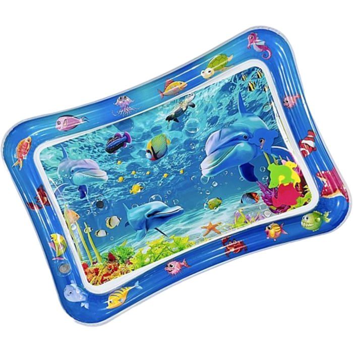 Meilleurs prix pour Jouet à eau pour chat, tapis d'eau rafraîchissant pour chats, jouets enrichis de confort épais pour l'intérieur, la piscine