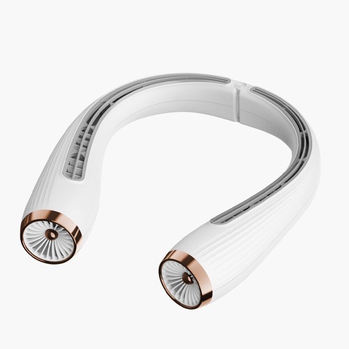 Ventilateur de cou ultra silencieux sans pales 8 000 mAh - Blanc - Chronus