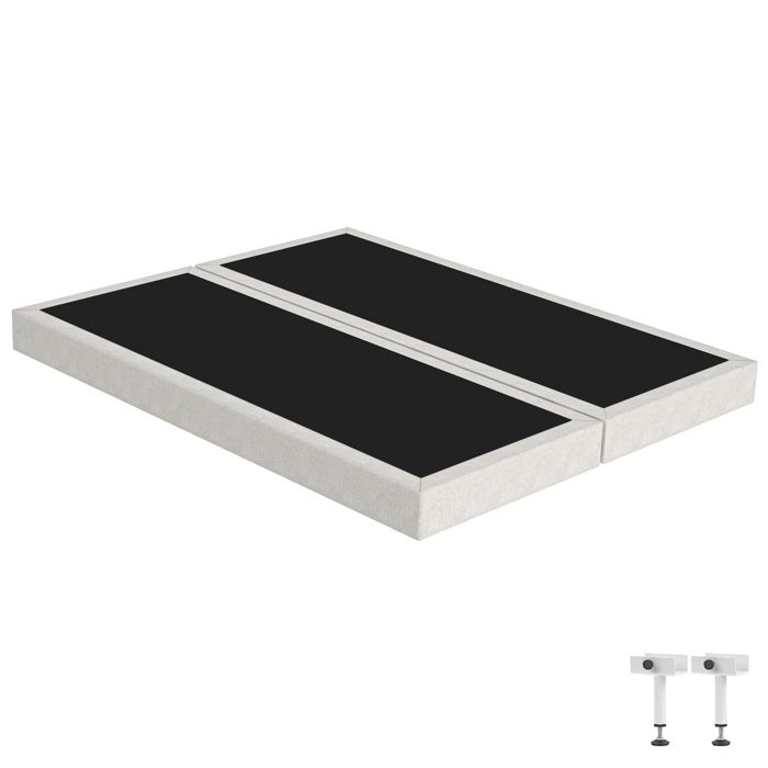 Sommier tapissier 2x80x200 SR15 beige Sommier tapissier 2x80x200 SR15 beige