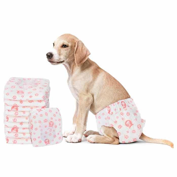 PROMOTION Couche jetable pour chienne 30 pcs Blanc S 475930