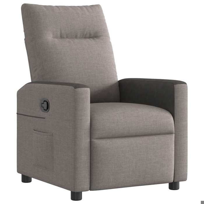 NEUF 2026 CHIC Fauteuil inclinable réglable SWEETY inclinaison manuelle Taupe tissu 69x86x100 cm FF4314