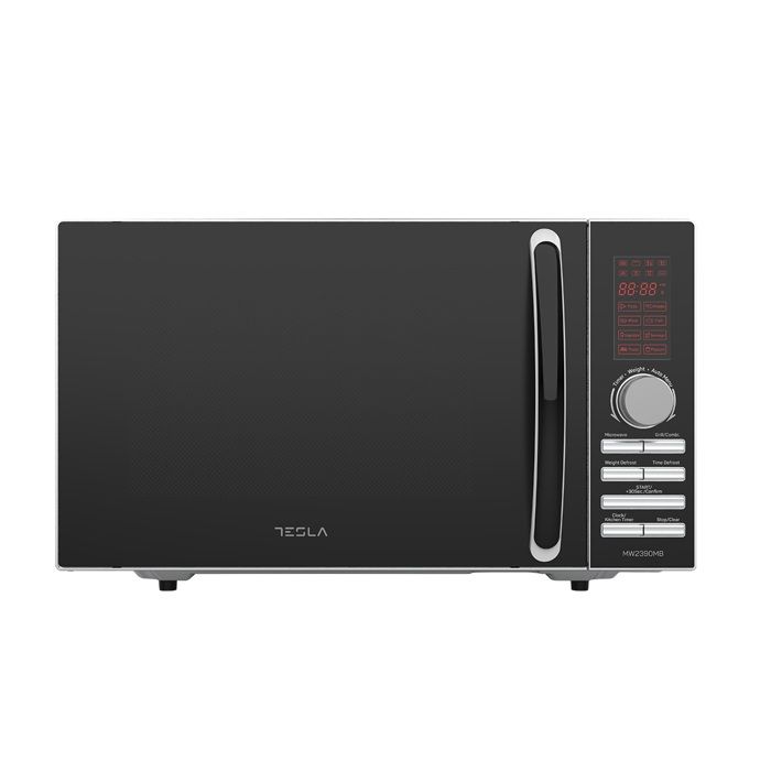 Tesla Micro-ondes grill 23l 800w silver/noir - MW2390MB - Tesla