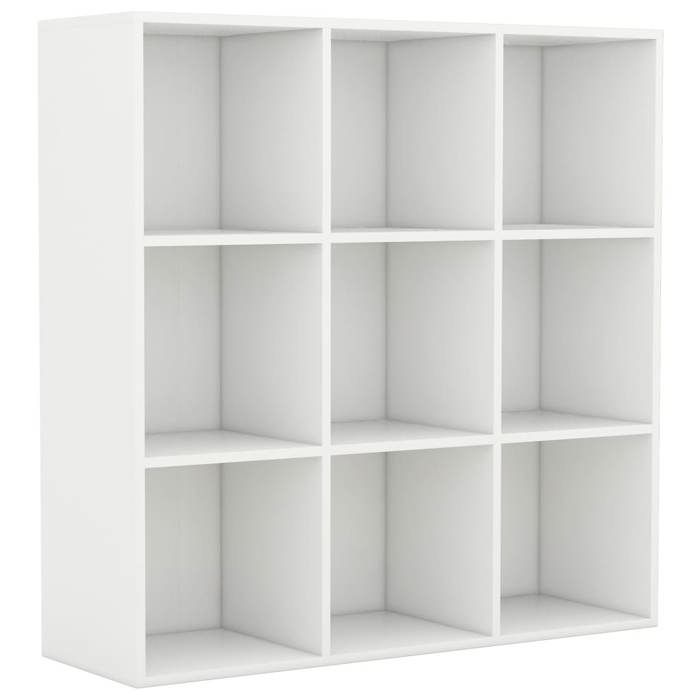 VENTE-FLASH Bibliothèque blanc 98x29x975 cm - bois dingénierie(13829801125)VIDAXL