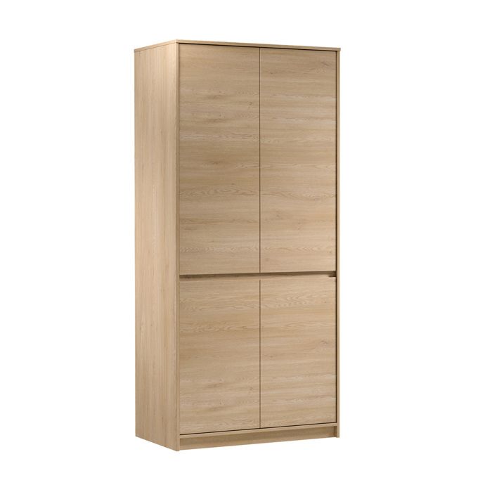 Armoire 4 portes Petits-meubles - Beck - 90 8 x 52 1 x 197 6cm - Bois Armoire 4 portes Petits-meubles - Beck - 90 8 x 52 1 x 197 6cm - Bois