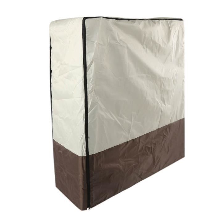 Akozon Couverture de lit pliante Housse de lit pliante Housse de protection de lit pliant étanche à la poussière pour intérieur