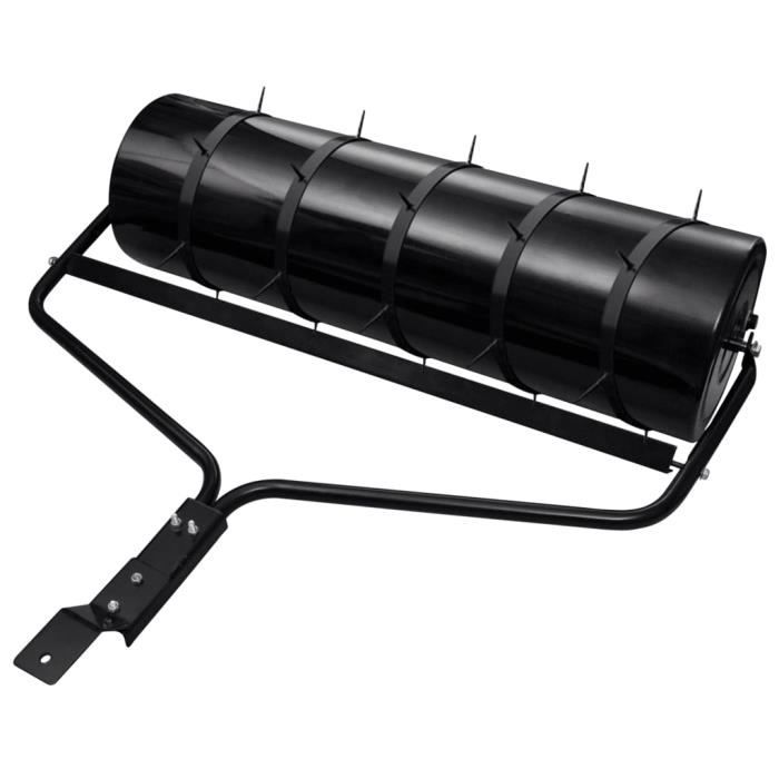 Rouleau à gazon de jardin avec poignée - VBESTLIFE - Capacité 63 L - Fer durable et acier