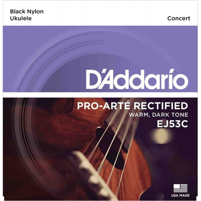 DADDARIO EJ53C Jeu de cordes concert en nylon - Noir - 28-32-36-28