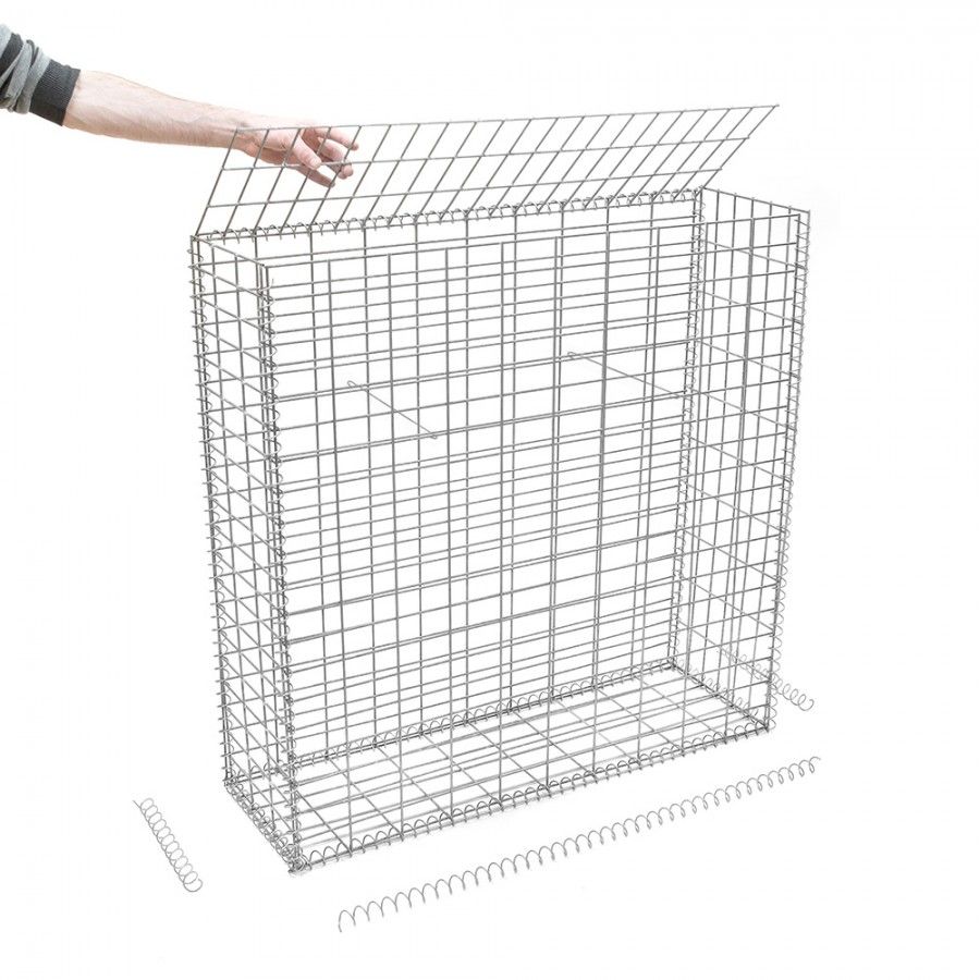 Lot De 100 Crochets/Entretoises Pour Gabion - Acier Galvanisé 50 Cm, Diamètre 3.5 Mm | Pour Stabiliser Et Renforcer Les Gabions
