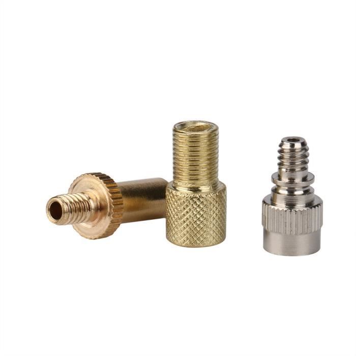 Bouchons De Valve Presta En Aluminium – Lot De 2, Noir, Compatible Aussi Avec Valves Schrader