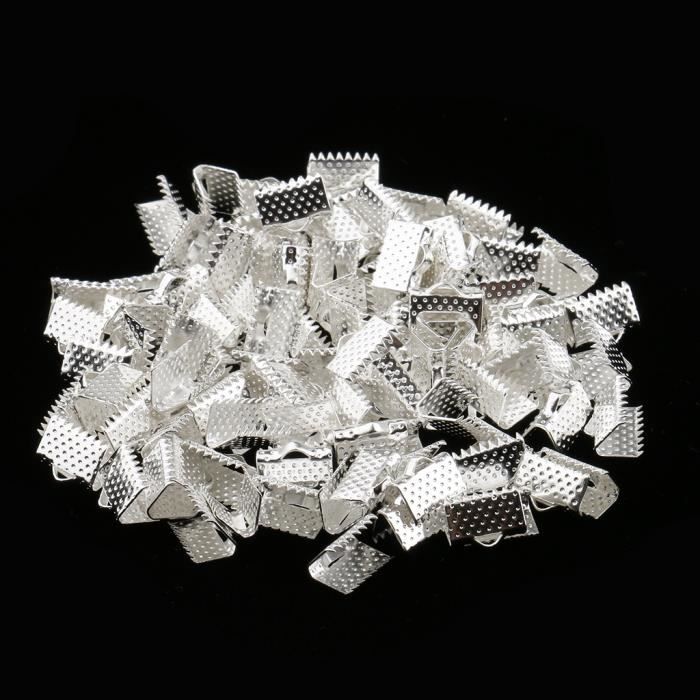 DoreenBeads. Fermoir Mousqueton En Alliage De Zinc Argenté 12mm X 6mm, 100 Pcs