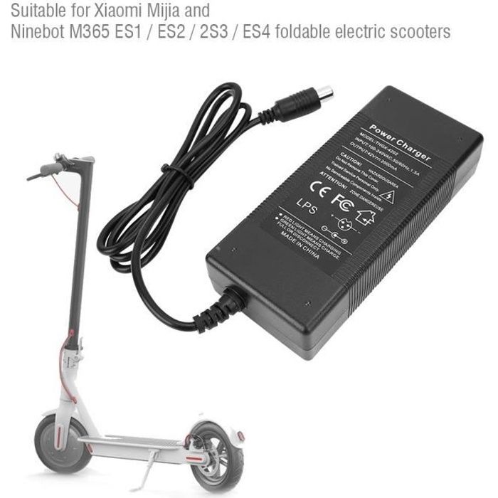 XLR Connecteur 42 V 1.35 A pour 36 V Pedelec, E-Bike, etc. Chargeur de Batterie Alimentation