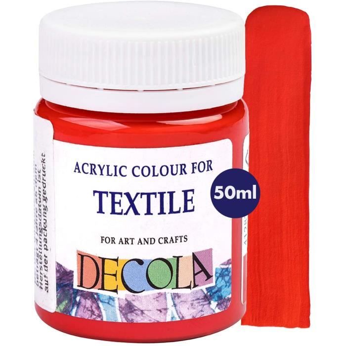 Decola — Peinture Textile Blanc Paillette 50ML | Teinture Textile À Haute  Teneur En Pigments | Fabriqué par Nevskaya Palitra